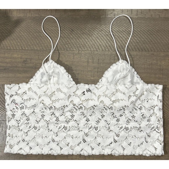 Women's Intimately Free People Lacey Lace Brami Bralette Sz Medium EC - Picture 5 of 7